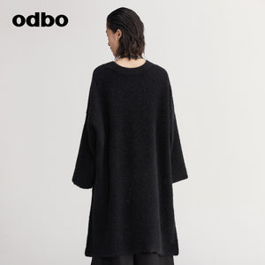 【商場同款】odbo/歐迪比歐時尚外穿毛衣女冬季2022年新款針織衫