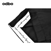 Odbo/歐迪比歐專櫃同款設計師品牌休閑女闊腿褲