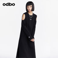 【商場同款】heardbyodbo潮牌設計感連衣裙女春裝2022新款直筒裙