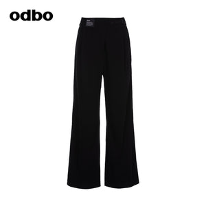 heardbyodbo2022年新款黑色寬鬆直筒闊腿褲