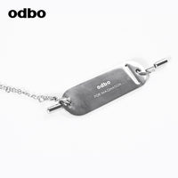 【商場同款】odbo/歐迪比歐潮牌街頭百搭金屬飾品設計感小眾項鍊