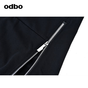 Odbo/歐迪比歐專櫃同款設計師品牌休閒連帽衛衣男士外套上衣