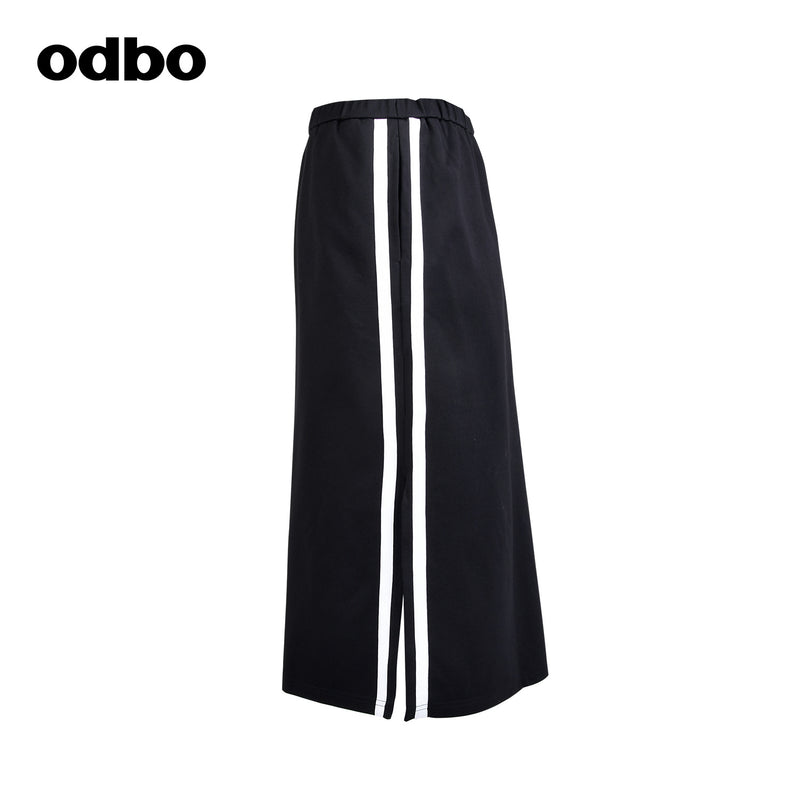 Odbo/歐迪比歐專櫃同款設計師品牌休閒半身裙裙子女