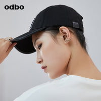 【商場同款】odbo/歐迪比歐2022新款潮流時尚鴨舌帽防曬遮陽帽子