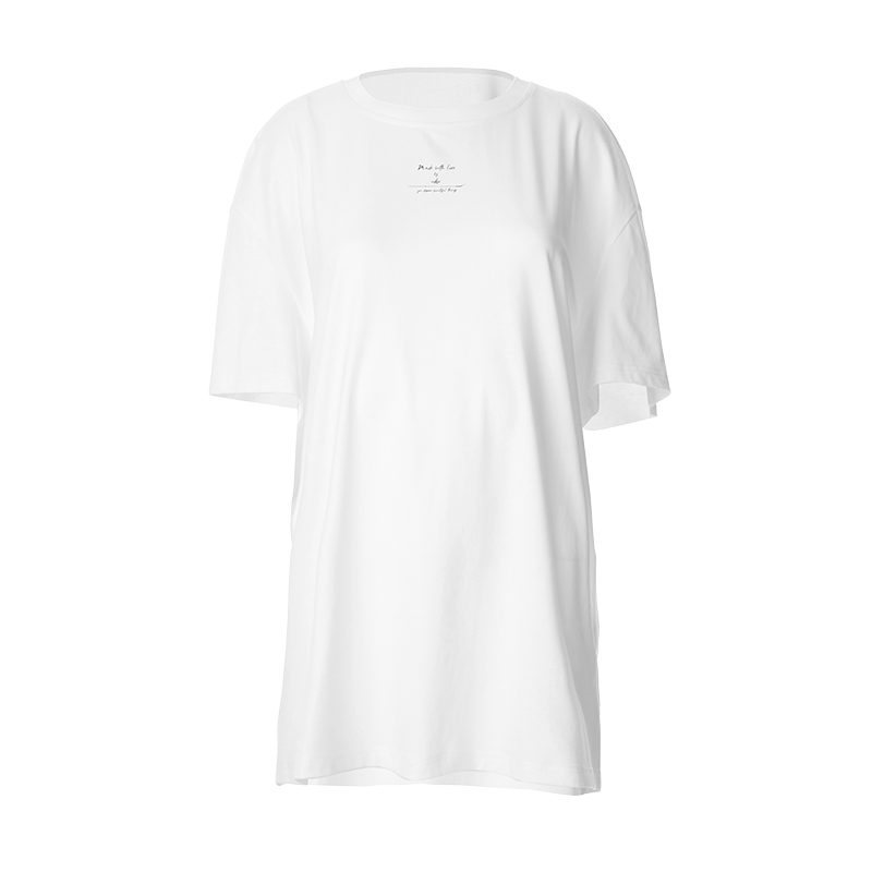 Odbo/歐迪比歐休閒字母黑白短袖t恤女夏季2022年新款寬鬆上衣男