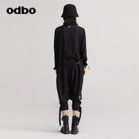 【商場同款】odbo/歐迪比歐設計師品牌長袖連體褲長褲工裝風女