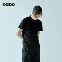 Odbo/歐迪比歐專櫃同款設計師品牌2022春男休閒Polo杉