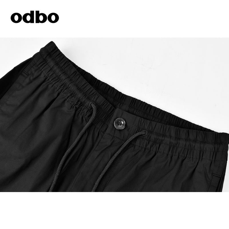 Odbo/歐迪比歐專櫃同款設計師品牌男休閒長褲