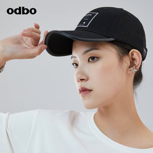 【商場同款】odbo/歐迪比歐2022新款潮流時尚鴨舌帽防曬遮陽帽子